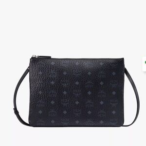 MCM Crossbody Pouch in Visetos Original